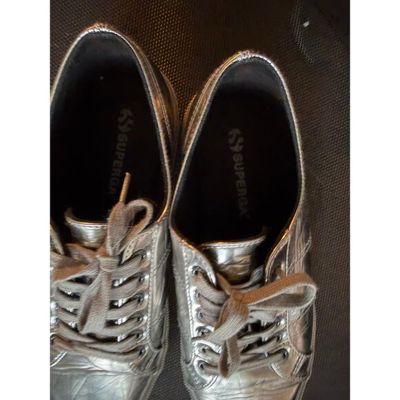 Gunmetal Women's Superga Sneakers, GUC - Picture 2 of 6